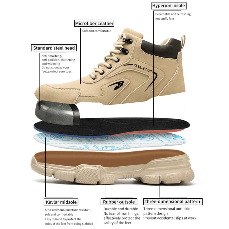 Bota Masculina Anti Impacto Blockend