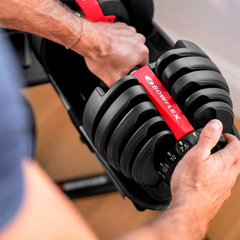 Halter Regulável de 2 à 24 Kg Profissional | + Extensor Elástico de Academia de Brinde