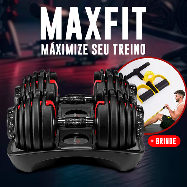 Halter Regulável de 2 à 24 Kg Profissional | + Extensor Elástico de Academia de Brinde