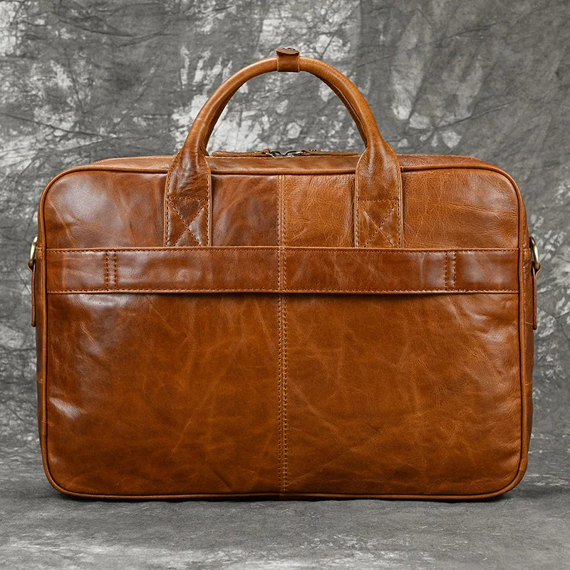 Bolsa Maleta Business Fausto Couro Retrô